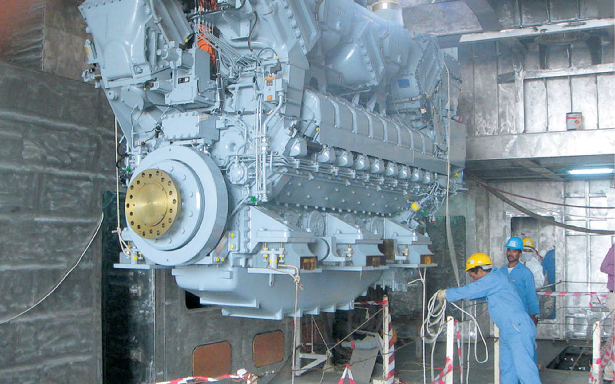 Baynunah Corvette MTU-595 Diesel Engine